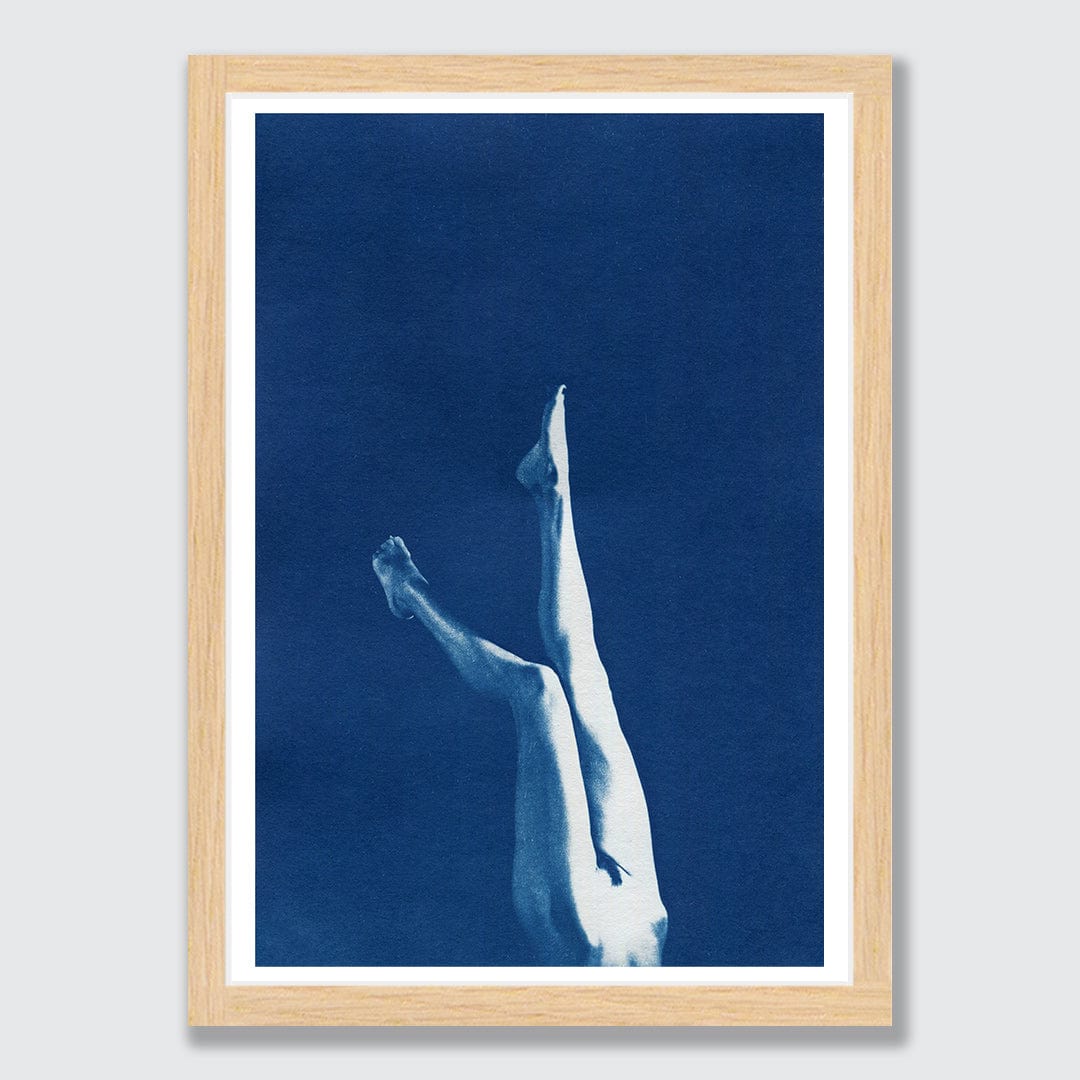 Chiaroscuro Legs 03 Limited Edition Cyanotype by Sophia Jenny