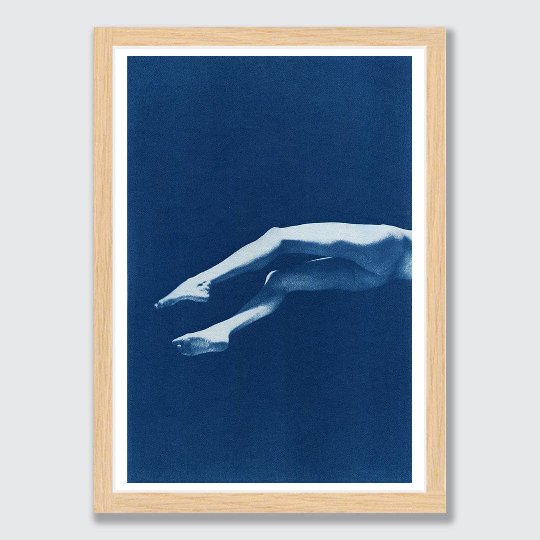 Chiaroscuro Legs 04 Limited Edition Cyanotype by Sophia Jenny