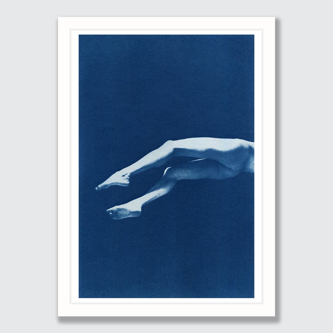 Chiaroscuro Legs 04 Limited Edition Cyanotype by Sophia Jenny