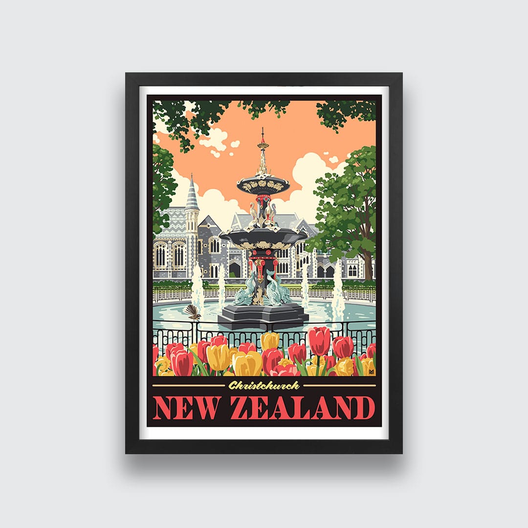 Christchurch Art Print by Ross Murray