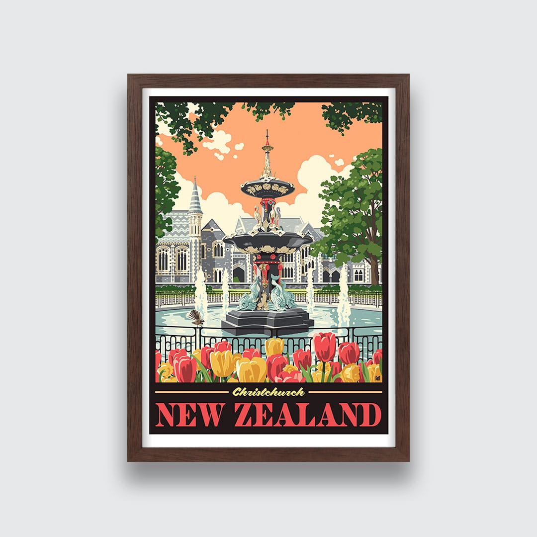 Christchurch Art Print by Ross Murray