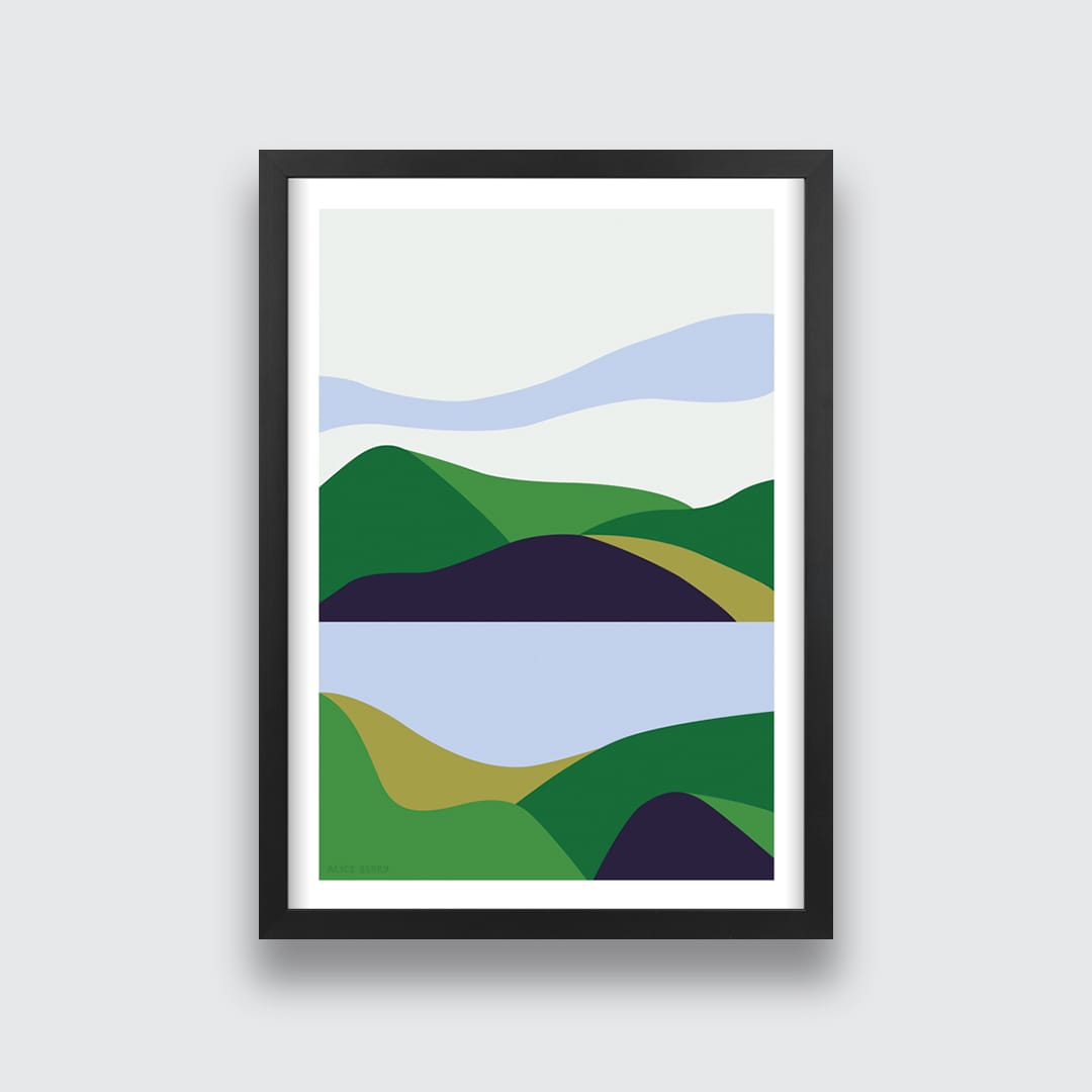 Cloud Across The Bay Art Print by Alice Berry