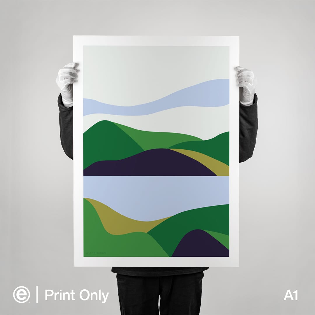 Cloud Across The Bay Art Print by Alice Berry