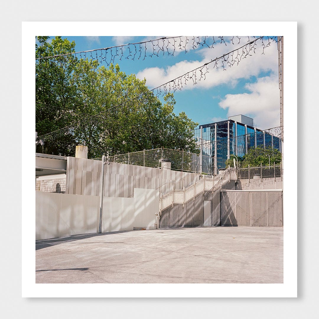Concrete Playground Art Print by Curtis Bunker