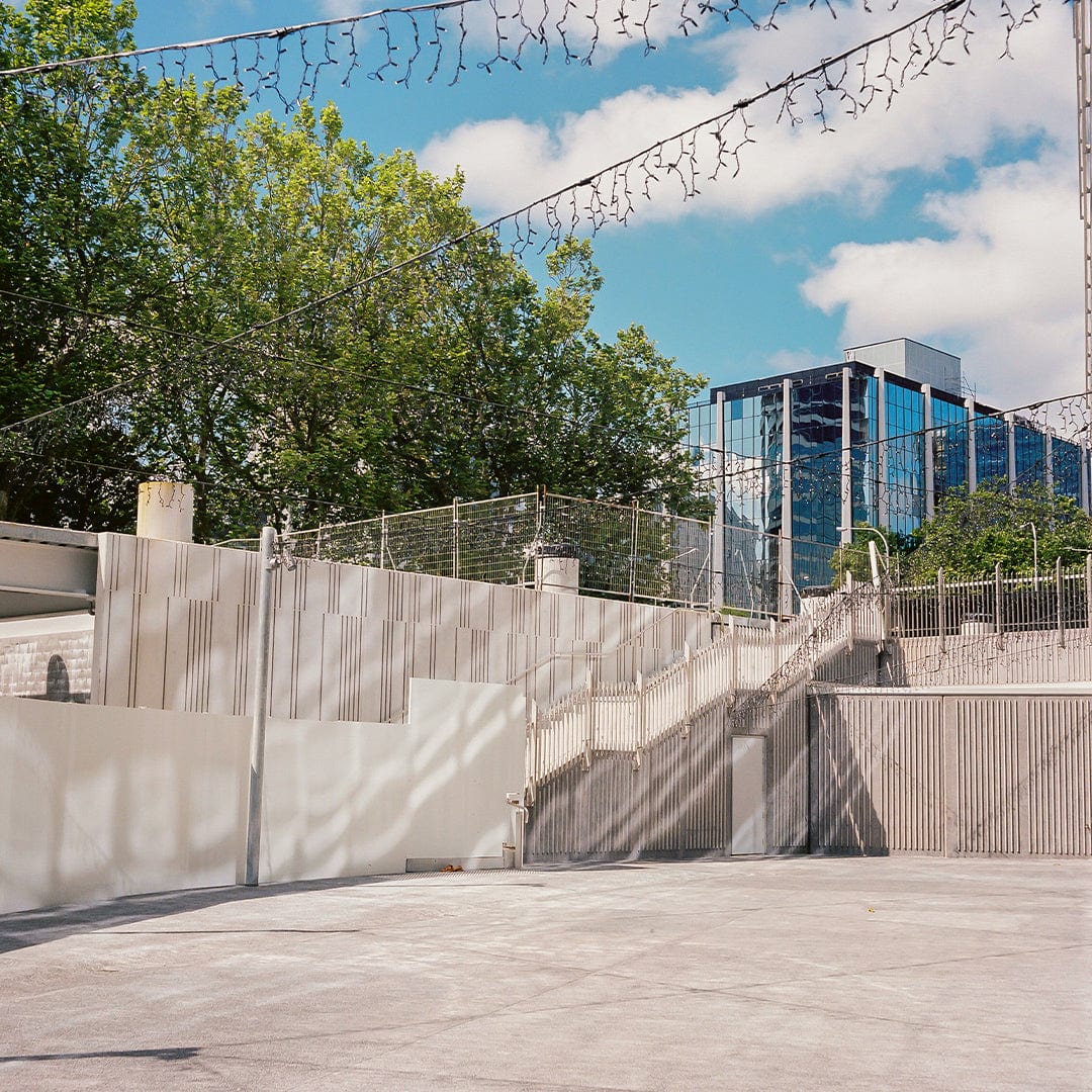 Concrete Playground Art Print by Curtis Bunker