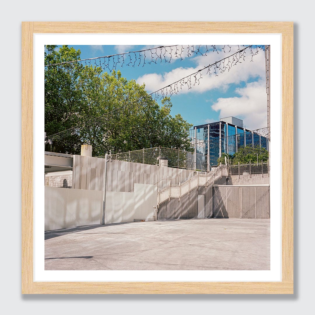 Concrete Playground Art Print by Curtis Bunker