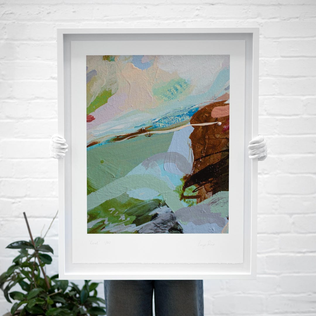 Bespoke Framed Limited Edition Coral Art Print by Lucy Rice