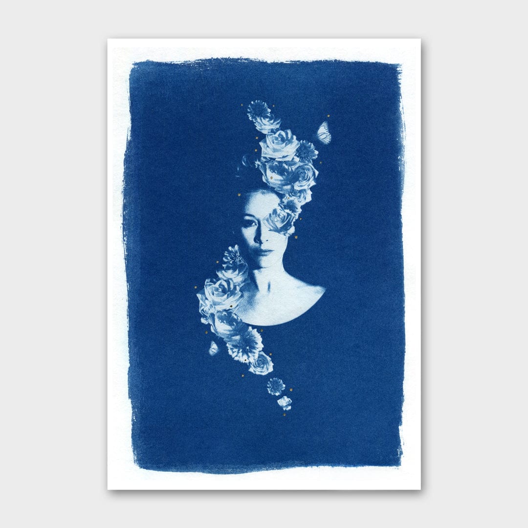 Cornucopia 02 Limited Edition Cyanotype by Sophia Jenny
