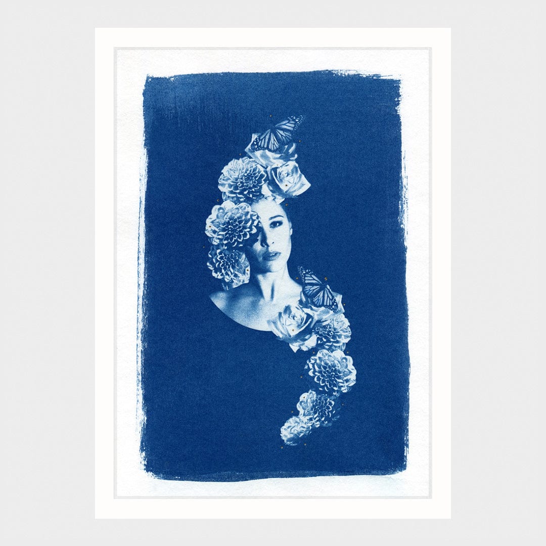 Cornucopia 03 Limited Edition Cyanotype by Sophia Jenny