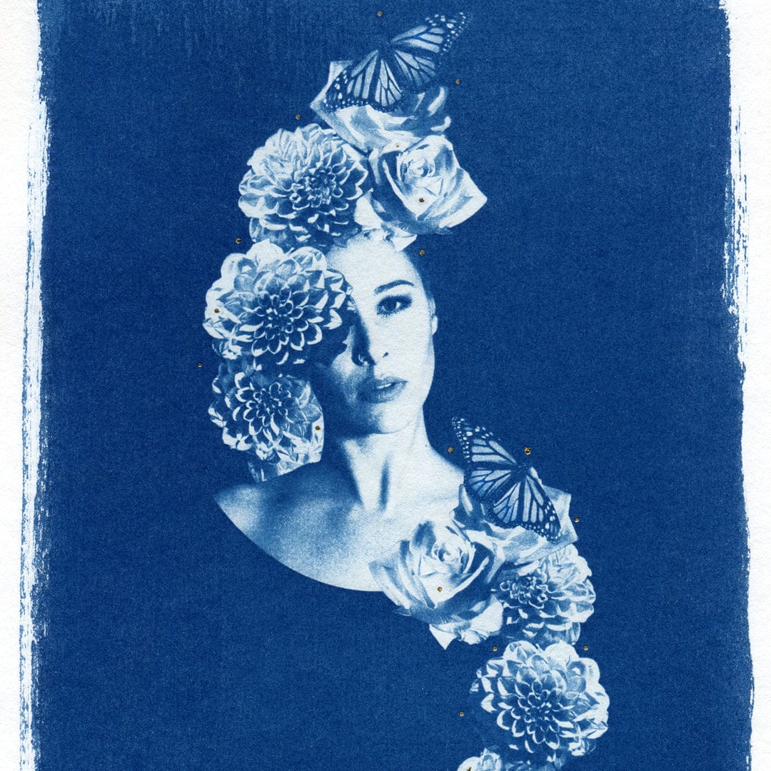 Cornucopia Monarch Limited Edition Cyanotype by Sophia Jenny