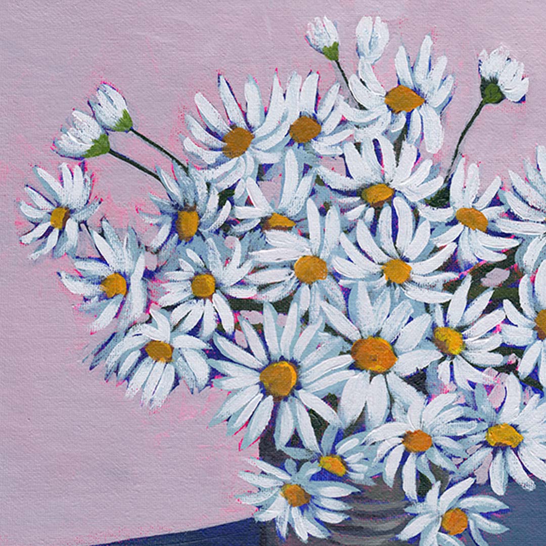 Daisy Art Print by Abbey Merson