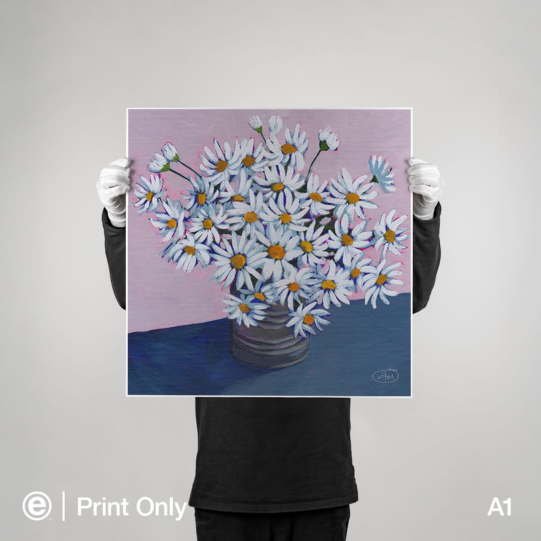 Daisy Art Print by Abbey Merson