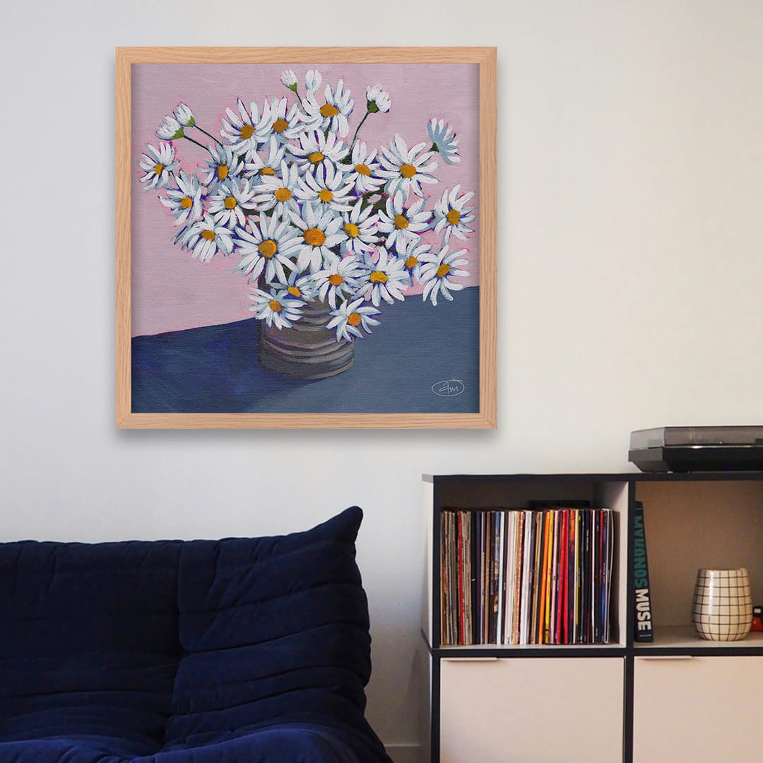 Daisy Art Print by Abbey Merson