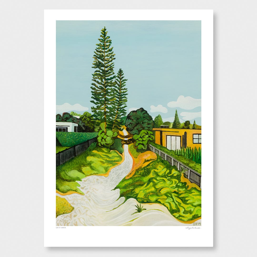 Day at Omaha Art Print by Guy Harkness