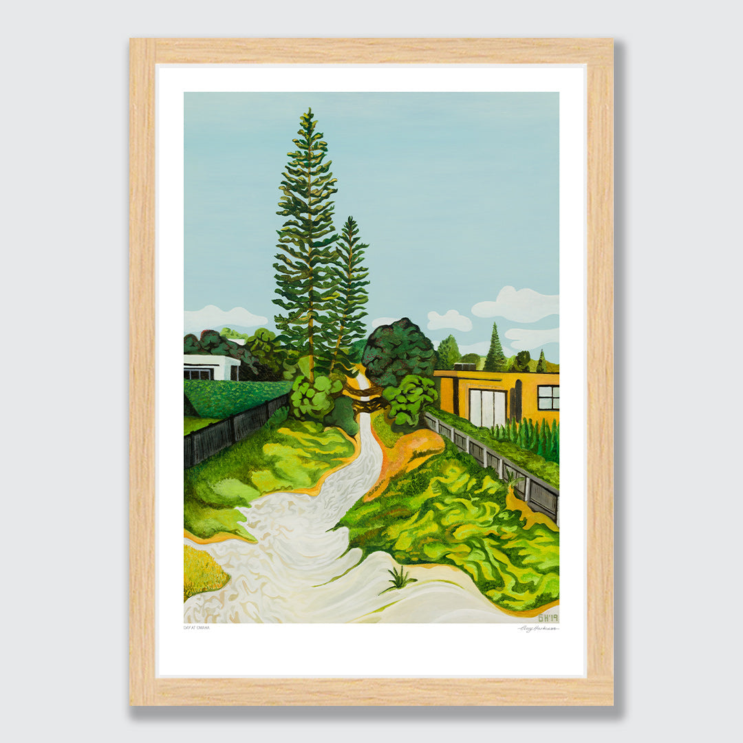 Day at Omaha Art Print by Guy Harkness