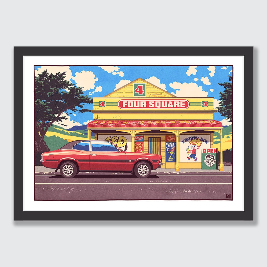 Shop Bro Art Print by Ross Murray