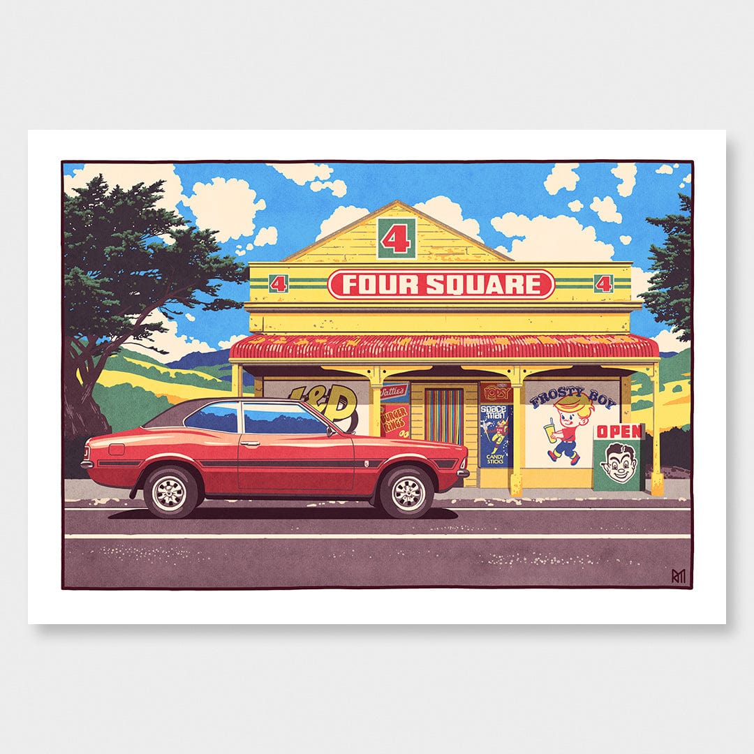 Shop Bro Art Print by Ross Murray