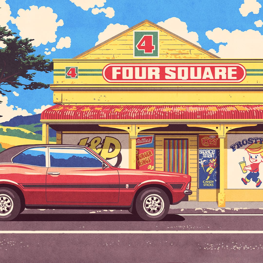 Shop Bro Art Print by Ross Murray