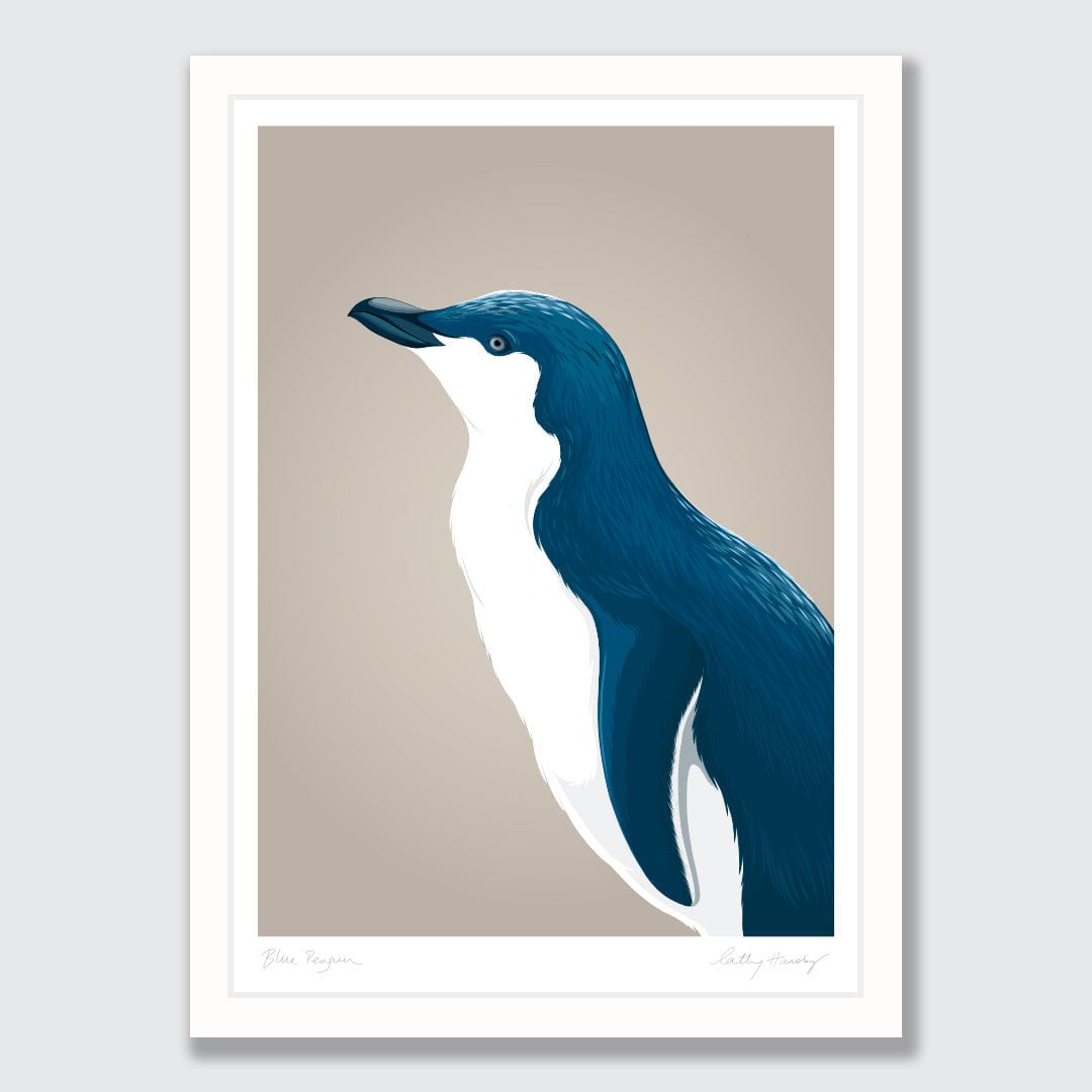 Blue Penguin / Kororā Art Print by Cathy Hansby