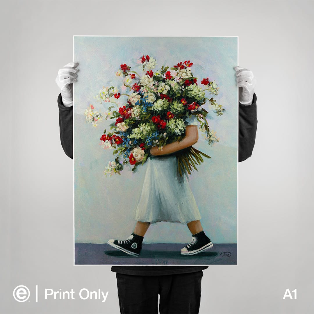 Delivering Spring Art Print by Abbey Merson
