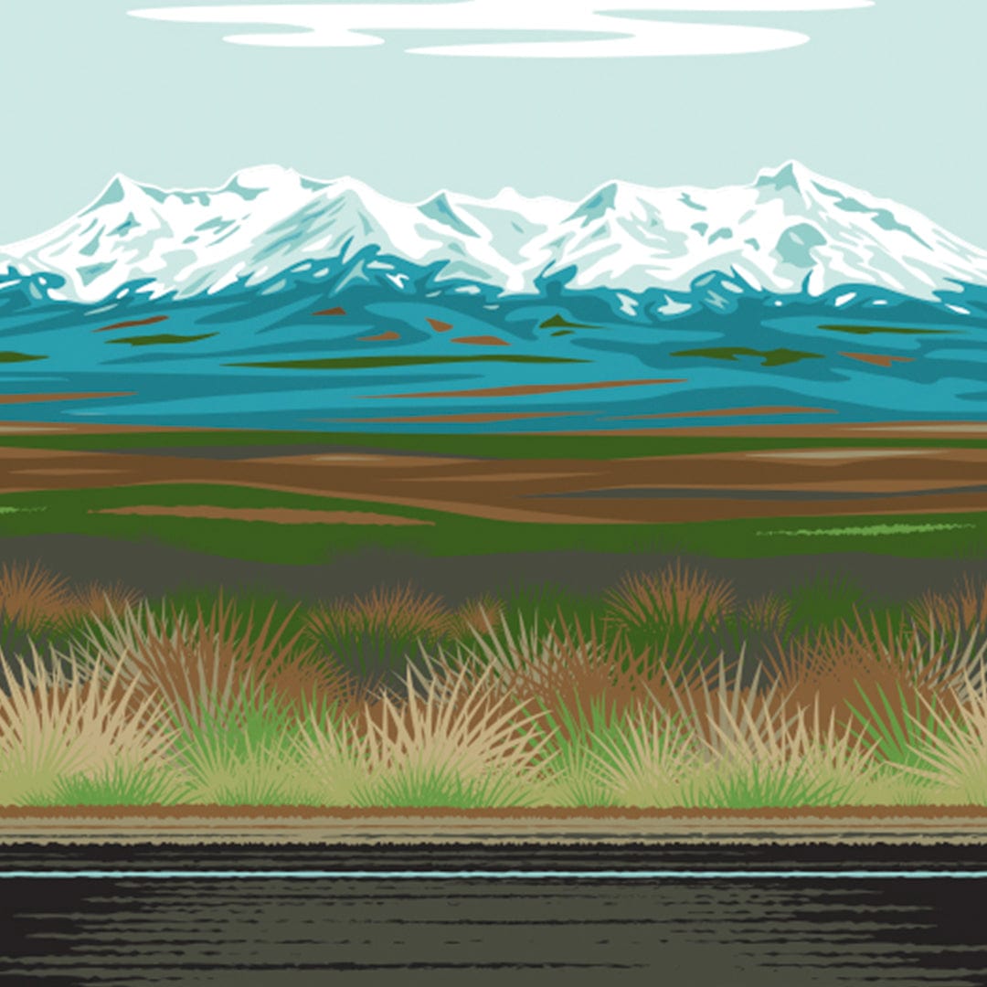 Desert Road Art Print by Glenn Jones
