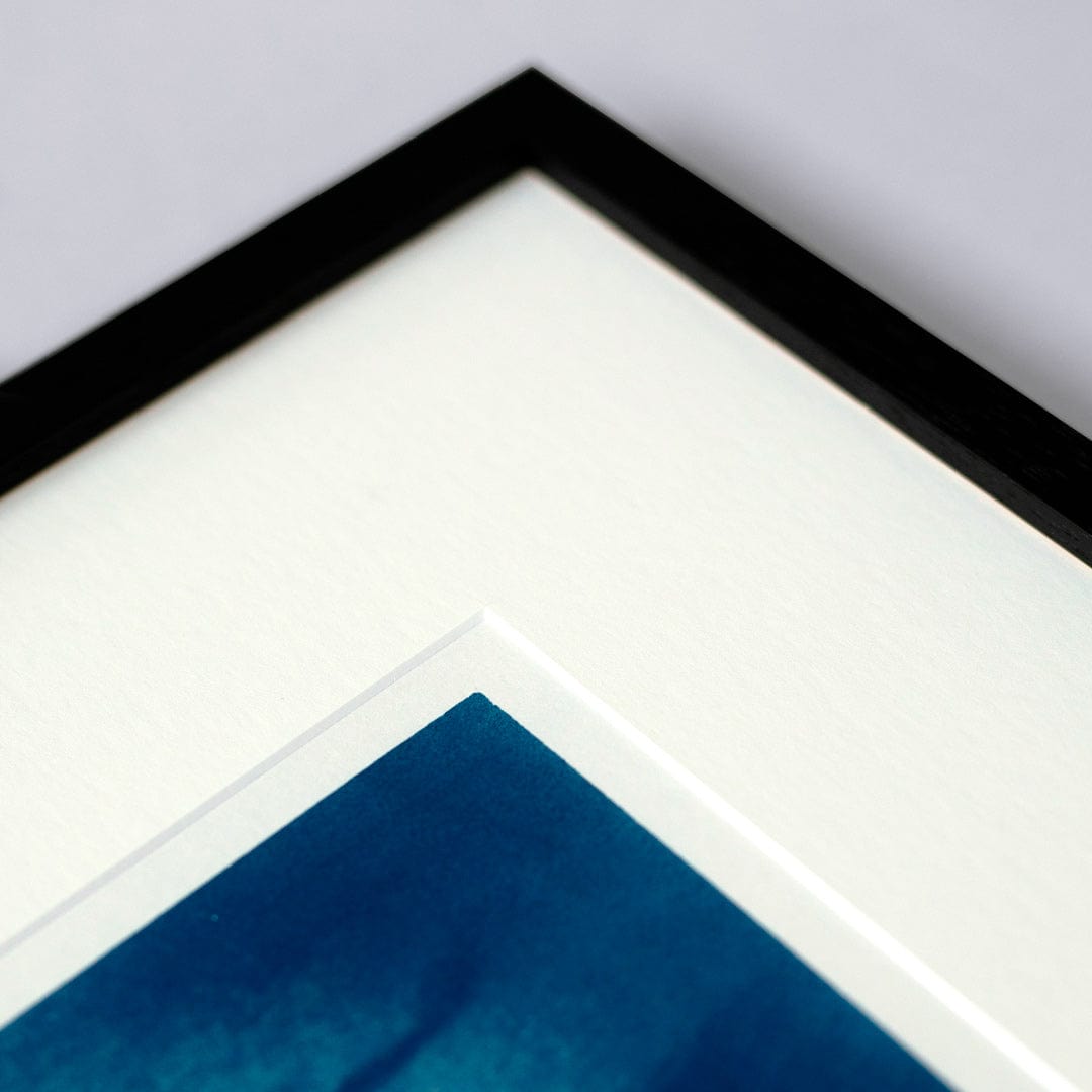 Bespoke Framed A4 Devonport Sunrise Cyanotype by Sophia Jenny