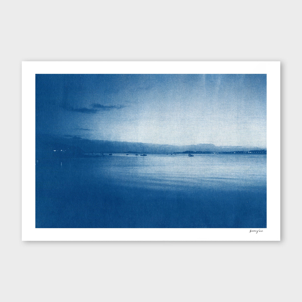 Devonport Sunrise Cyanotype by Sophia Jenny