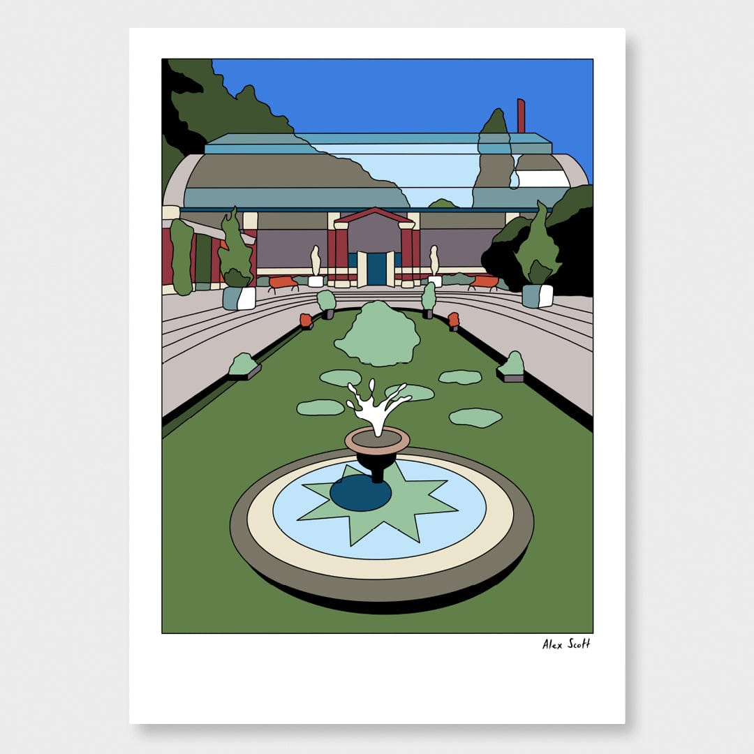 Domain Wintergardens Art Print by Alex Scott