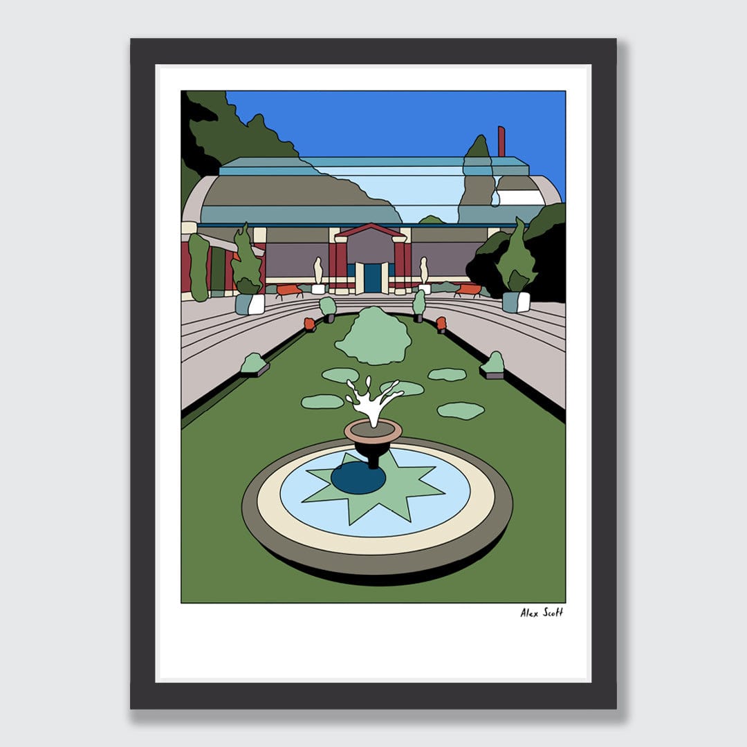 Domain Wintergardens Art Print by Alex Scott