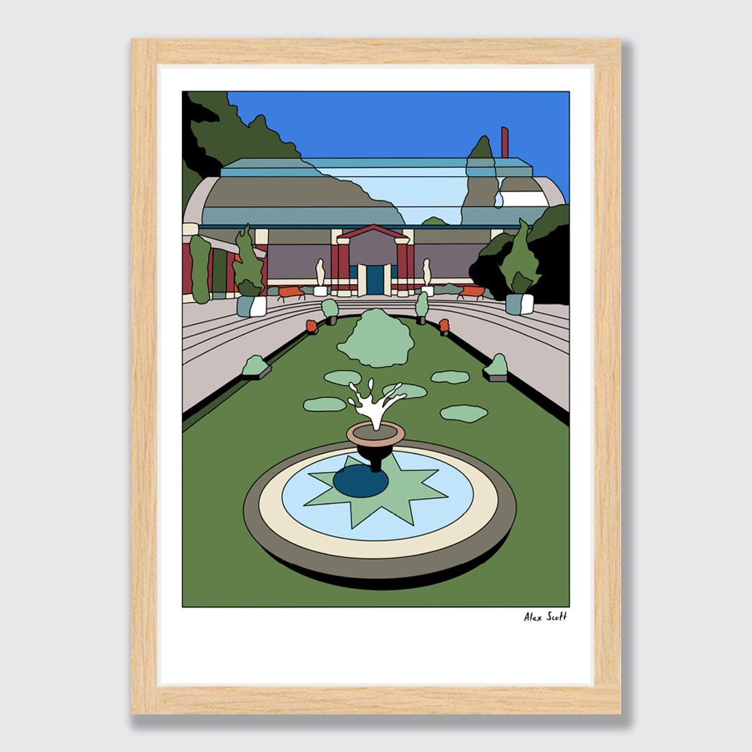 Domain Wintergardens Art Print by Alex Scott