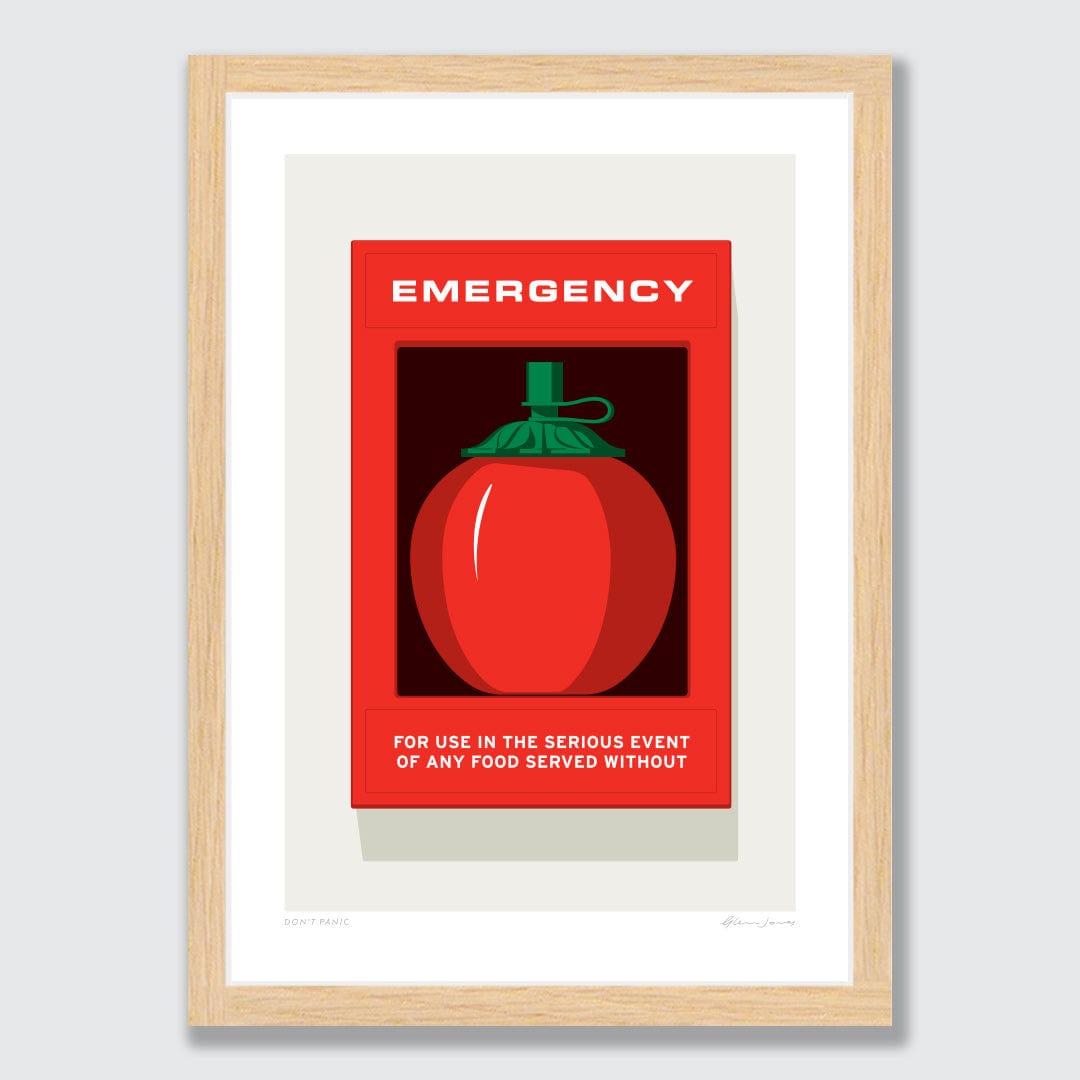 Don't Panic Art Print by Glenn Jones