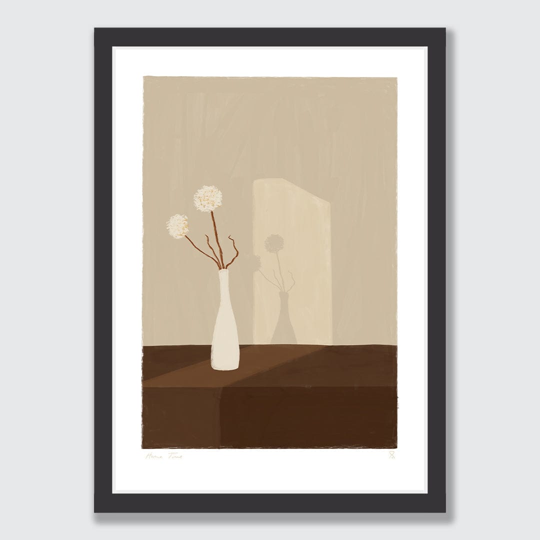 Dried Leek Flowers Art Print by Home Time