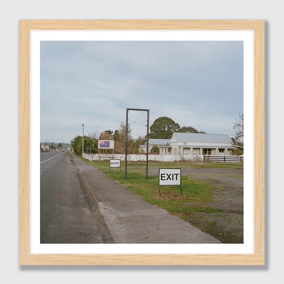 Drive Through Art Print by Curtis Bunker