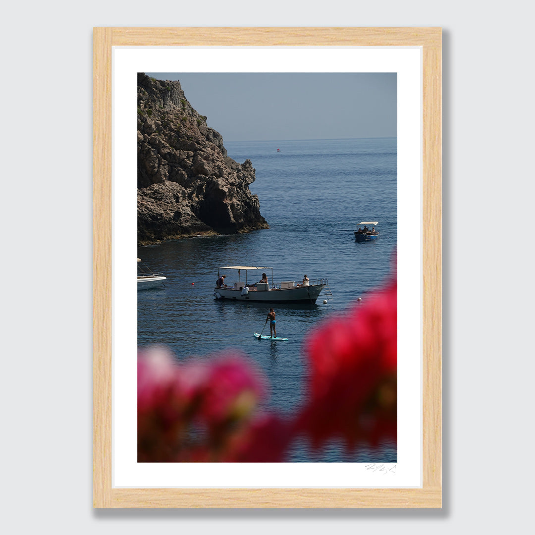Early Morning Views Taormina Art Print by Jessica Higueras
