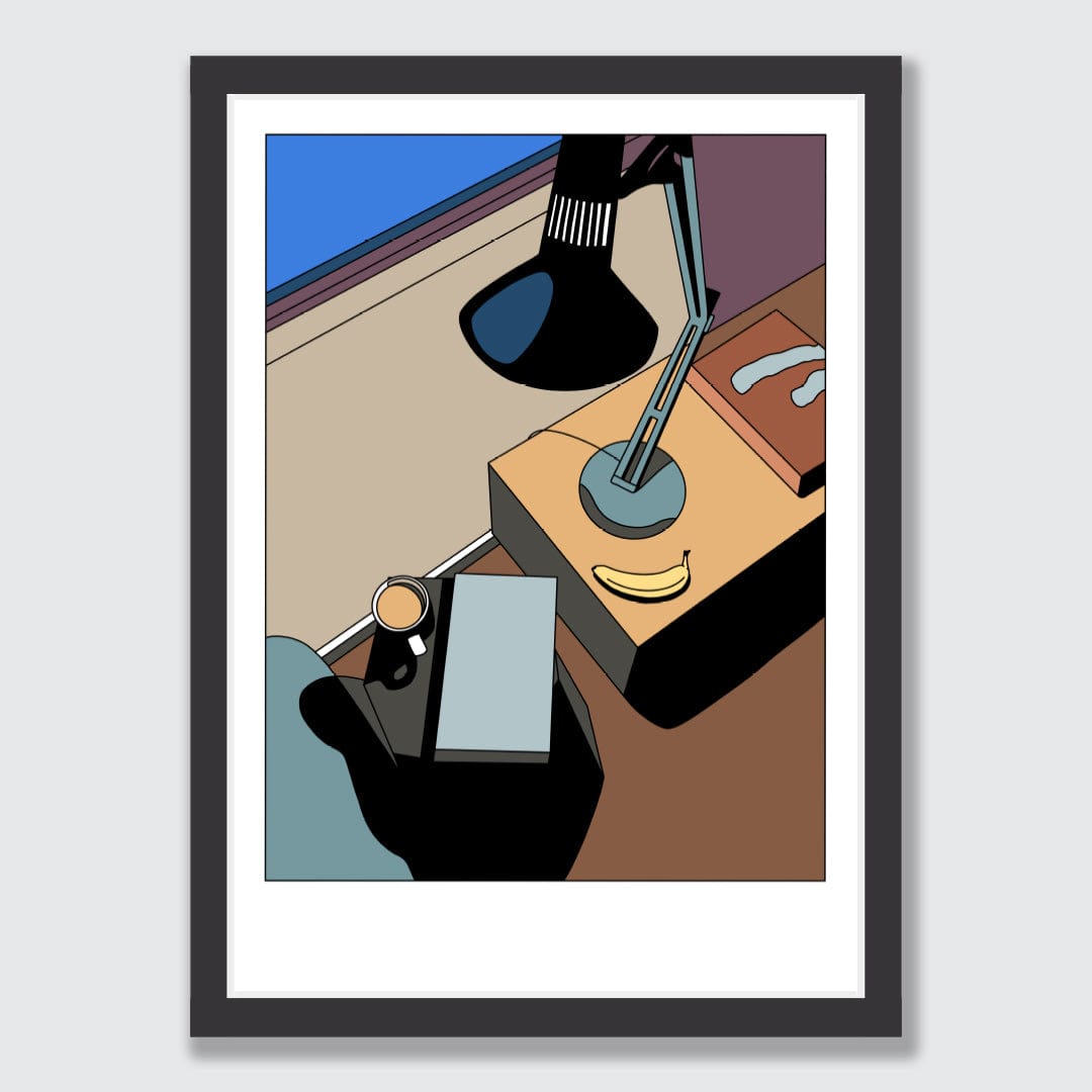 Early morning in the living room Limited Edition Art Print by Alex Scott