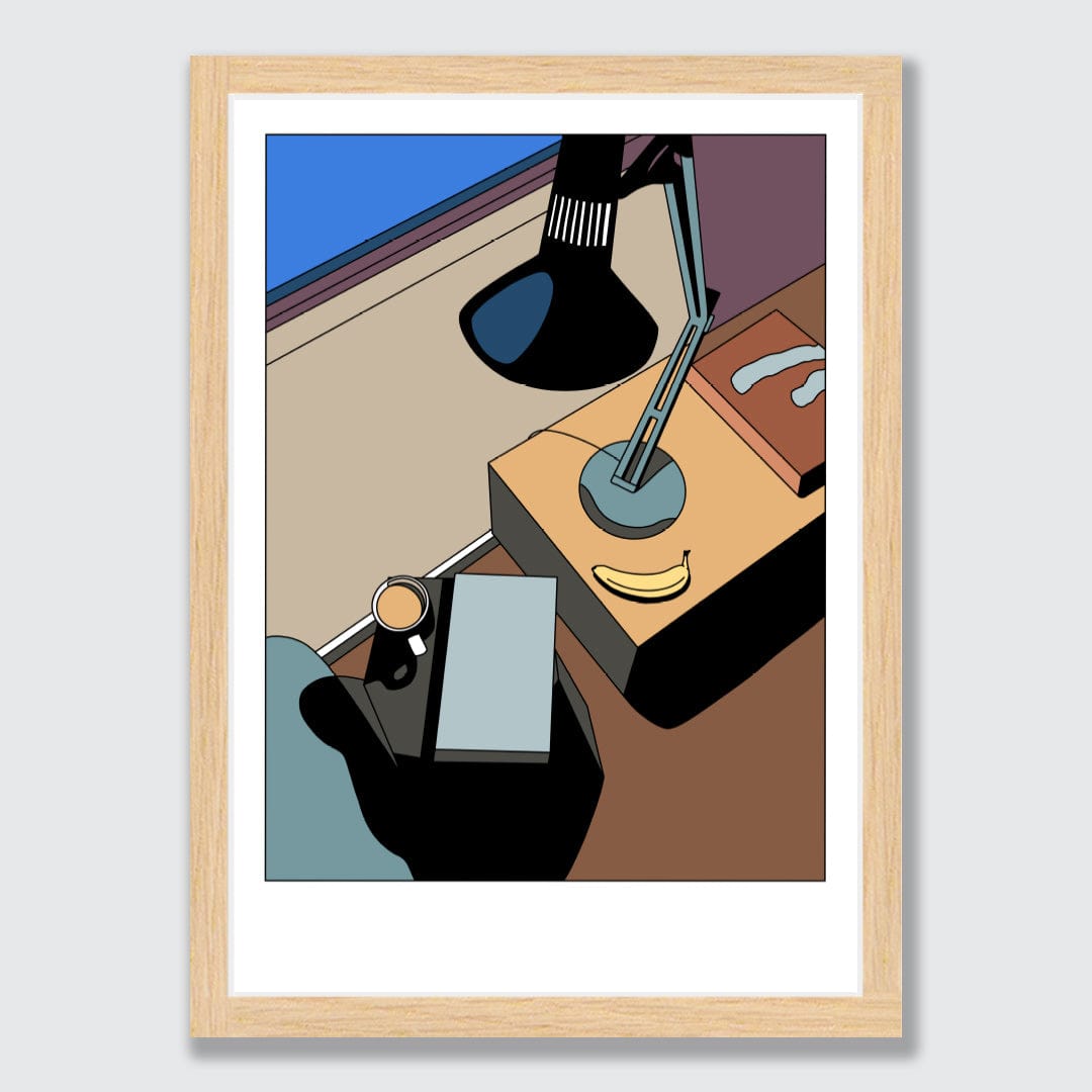 Early morning in the living room Limited Edition Art Print by Alex Scott