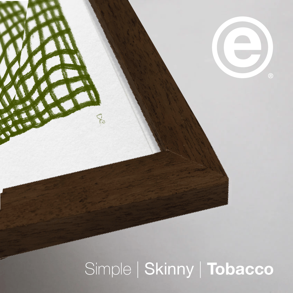 Olive Throw by Home Time – Art Print Test - Frame detail - white