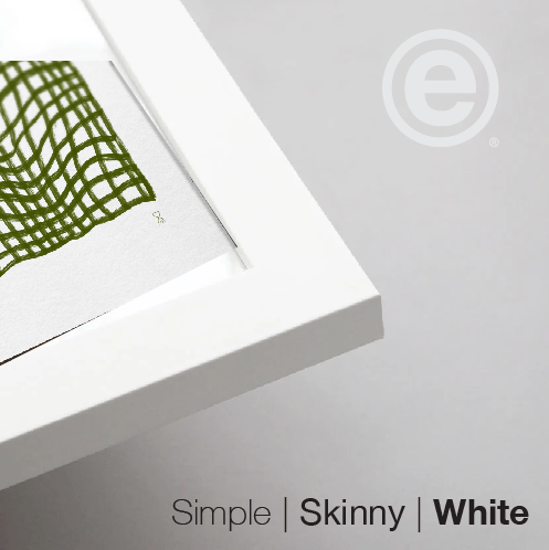 Olive Throw by Home Time – Art Print Test - Frame detail - Black