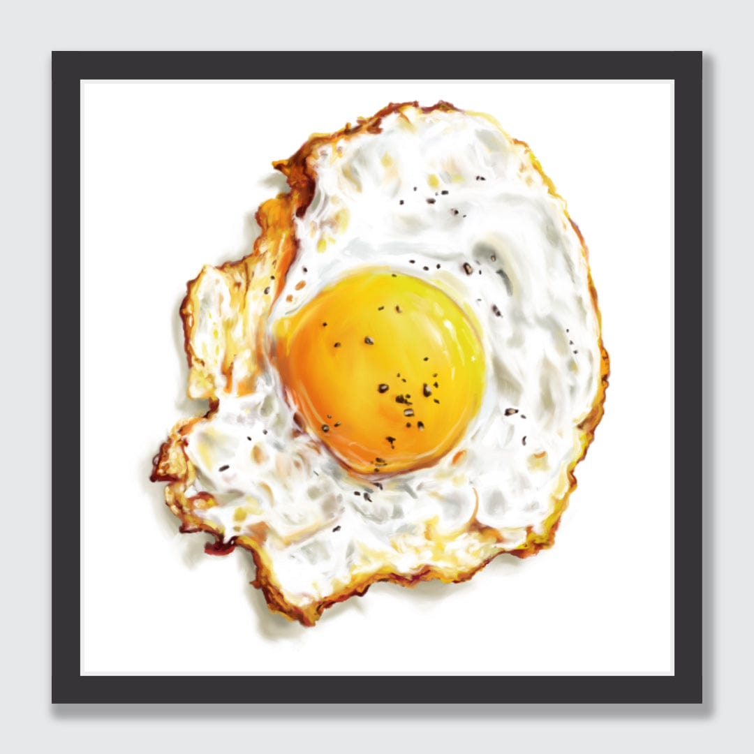 Fried Egg Limited Edition Art Print by Bridget Daulby