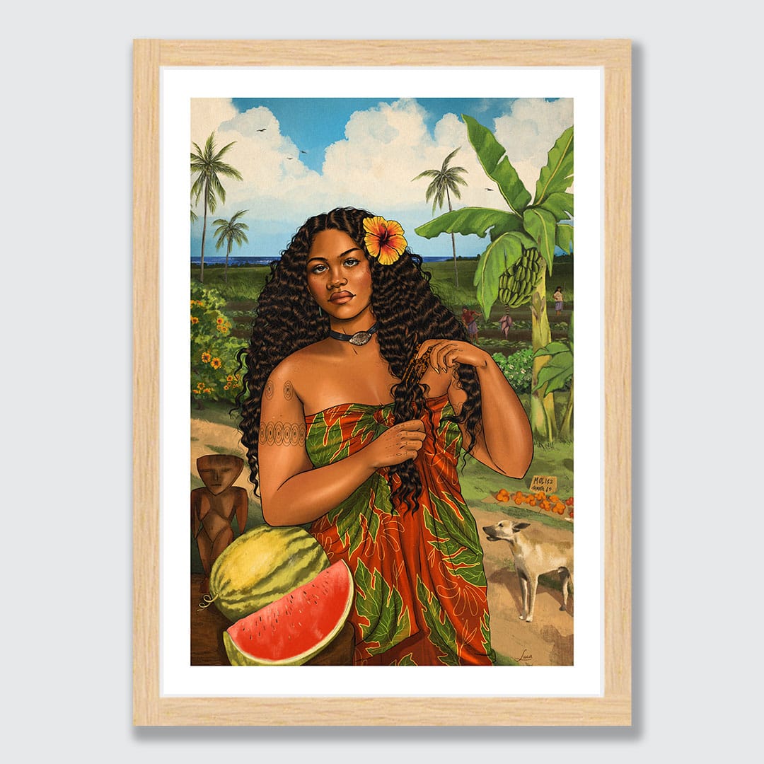 Fatai Art Print by Luca Tu'avao Walton