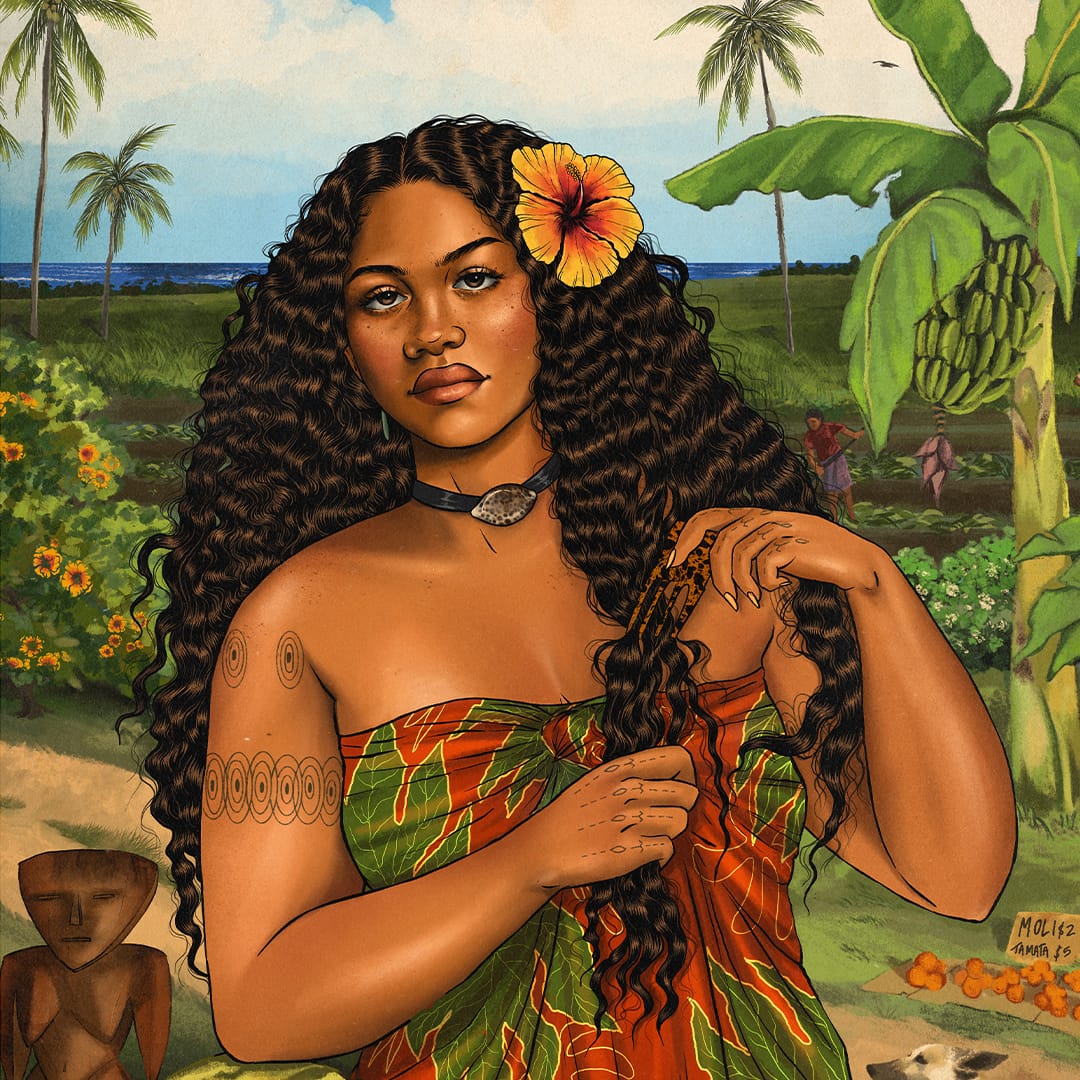 Fatai Art Print by Luca Tu'avao Walton