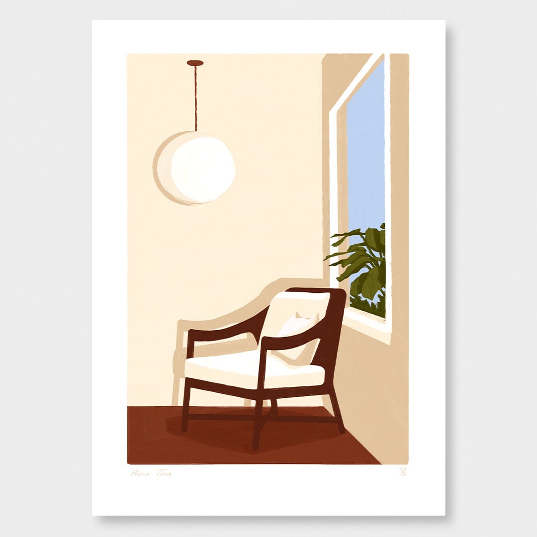 Favourite Chair Art Print by Home Time
