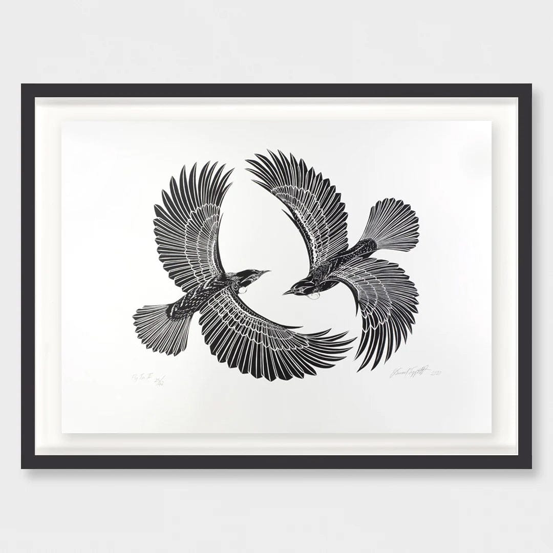 Fly Tui 2 Limited Edition Screen Print by Daniel Tippett