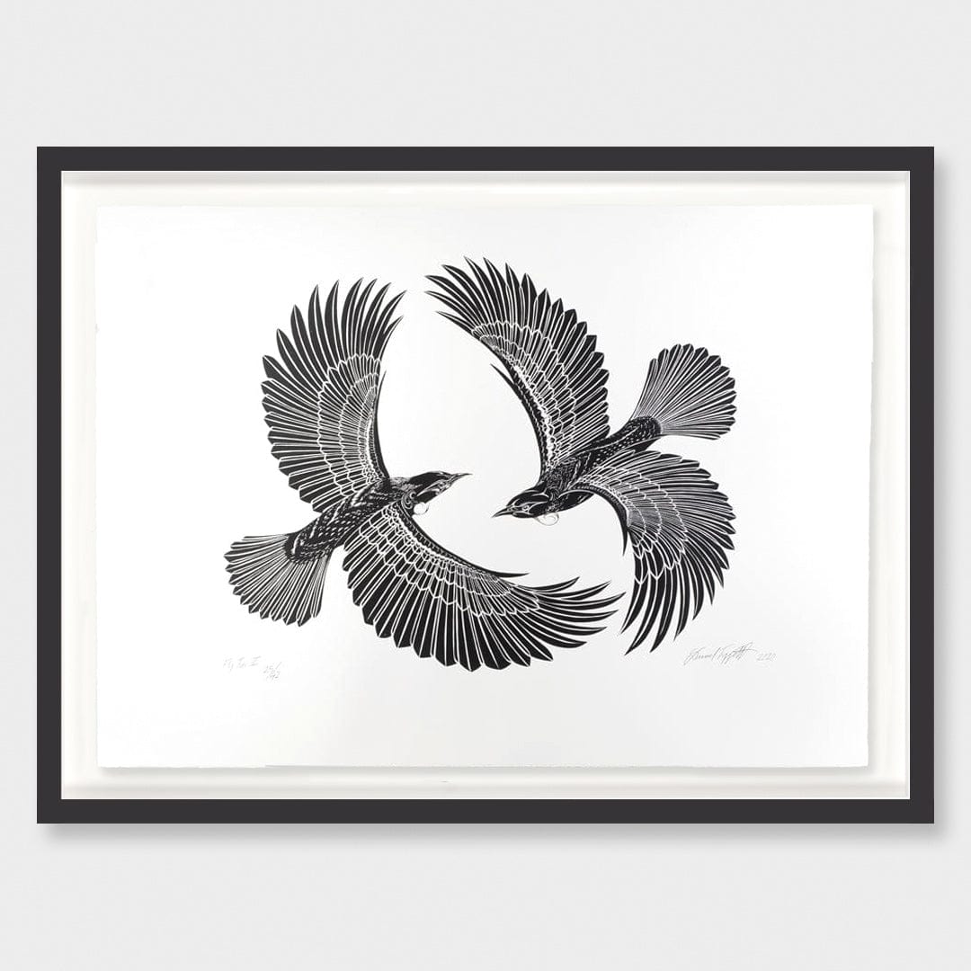 Fly Tui 2 Limited Edition Screen Print by Daniel Tippett