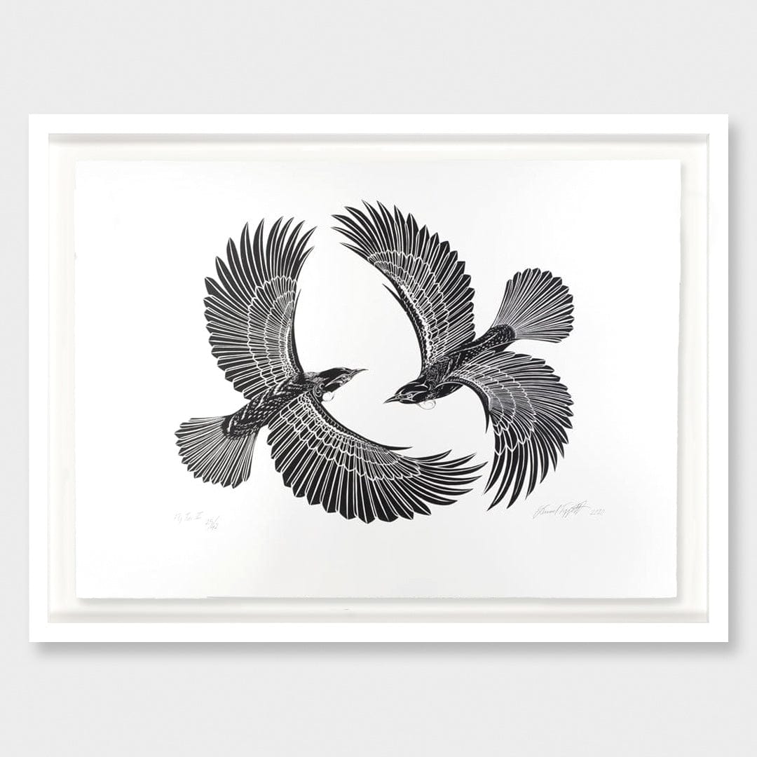 Fly Tui 2 Limited Edition Screen Print by Daniel Tippett