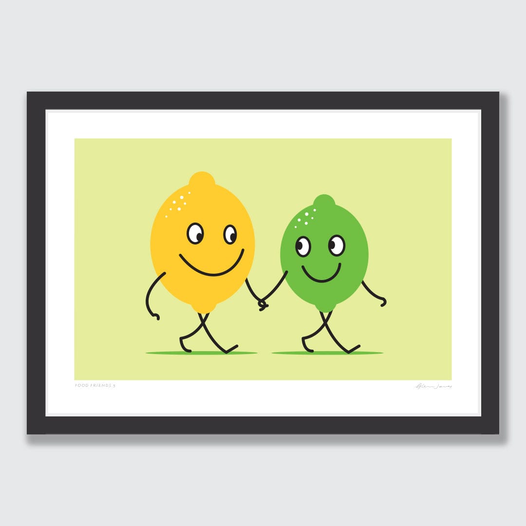 Food Friends 5 Art Print by Glenn Jones