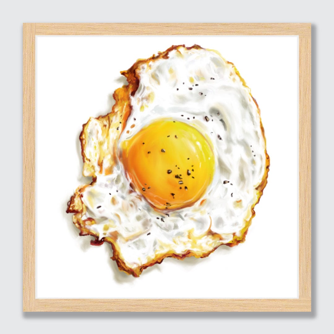 Fried Egg Limited Edition Art Print by Bridget Daulby