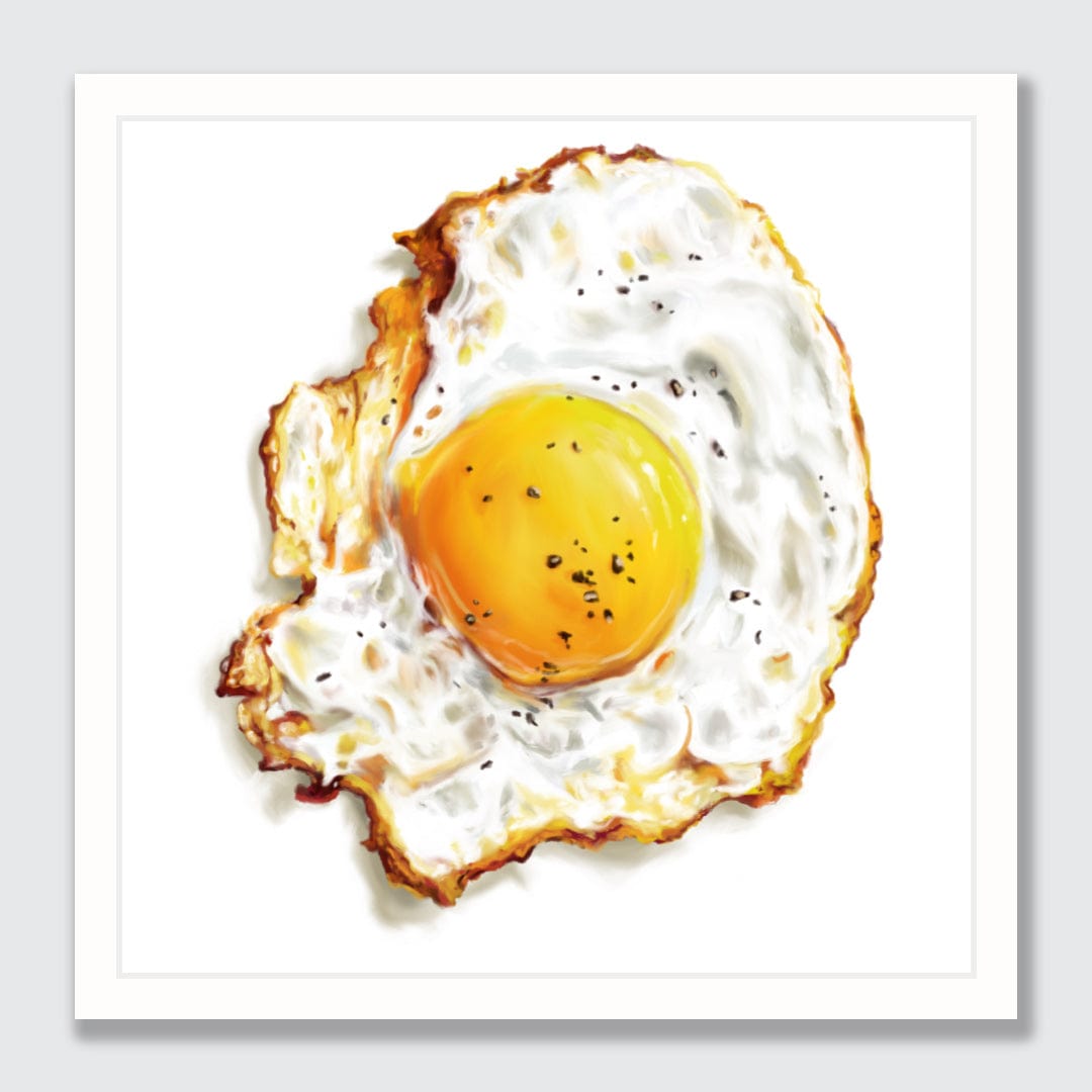 Fried Egg Limited Edition Art Print by Bridget Daulby