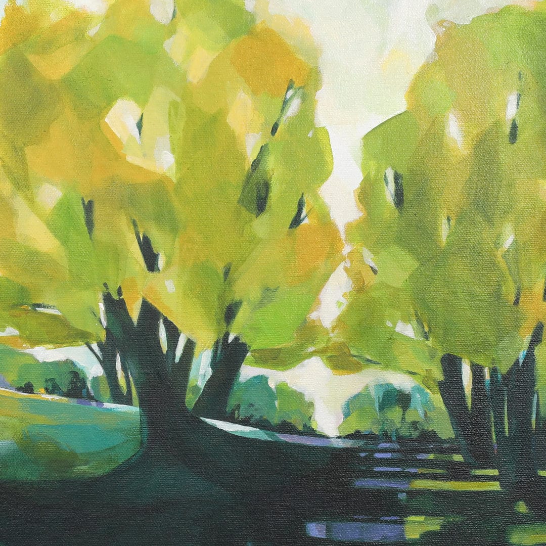 Ginkgo&#39;s Turning Original Painting by Holly Roach