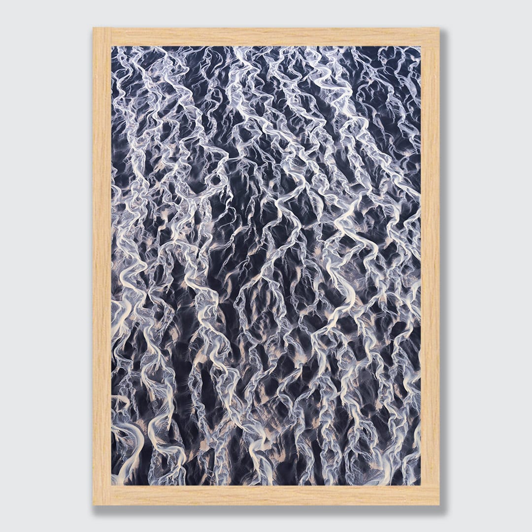 Glacial Script Photographic Print by Emma Willetts